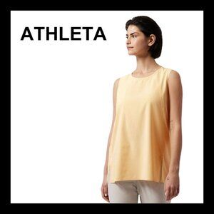 NWT ATHLETA Zephyr refined yellow wrinkle resistant tank top